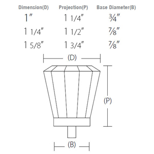 86396 - Brookmont Crystal Cabinet Knob