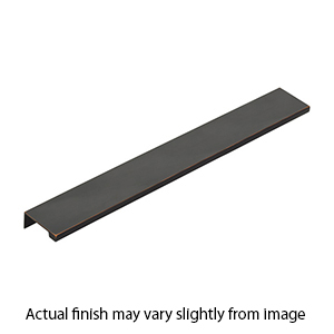 12"cc Edge Tab Pull - Oil Rubbed Bronze