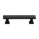 86299 - Geometric Brass - 3" Rectangular Cabinet Pull - Flat Black