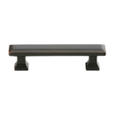 86299 - Geometric Brass - 3" Rectangular Cabinet Pull - Oil Rubbed Bronze