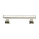 86299 - Geometric Brass - 3" Rectangular Cabinet Pull - Polished Nickel