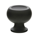 86314 - Mid Century Modern - 1" Atomic Knob - Flat Black