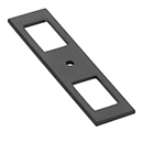 86921 - Modern Backplate for Cabinet Knob - Flat Black