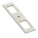 86921 - Modern Backplate for Cabinet Knob - Satin Nickel