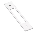 86922 - Modern Backplate for 4" cc Cabinet Pull - Polished Chrome
