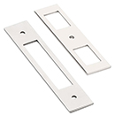 Emtek Modern Backplates - Polished Nickel