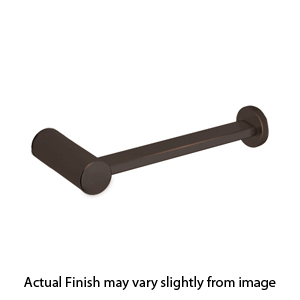 2804 - Modern Brass - Paper Holder Bar Style - Modern Rosette - Oil Rubbed Bronze