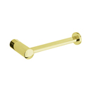 2804 - Modern Brass - Paper Holder Bar Style - Square Rosette - Unlacquered Brass