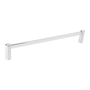 28024 - Modern Brass - 12" Towel Bar - Modern Rosette - Polished Chrome