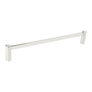 28024 - Modern Brass - 12" Towel Bar - Urban Modern Rosette - Polished Nickel