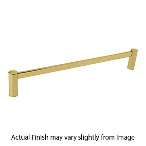 28021 - Modern Brass - 18" Towel Bar - Modern Rosette - Satin Brass