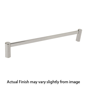 28022 - Modern Brass - 24" Towel Bar - Small Disc Rosette - Satin Nickel