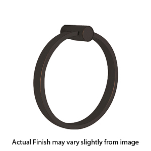 2801 - Modern Brass - Towel Ring - Modern Rosette - Oil Rubbed Bronze