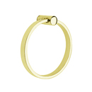 2801 - Modern Brass - Towel Ring - Small Disc Rosette - Unlacquered Brass