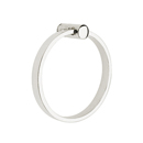 2801 - Modern Brass - Towel Ring - Neos Rosette - Polished Nickel