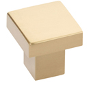 86702 - Modern Rectangular - Hunter 1.25" Knob - Satin Brass