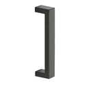 86721 - Modern Rectangular - Keaton 12"cc Appliance Pull - Flat Black