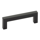 86706 - Modern Rectangular - Warwick 5"cc Pull - Flat Black