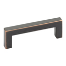 86704 - Modern Rectangular - Warwick 3.5"cc Pull - Oil Rubbed Bronze