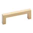 86704 - Modern Rectangular - Warwick 3.5"cc Pull - Satin Brass