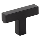 86726 - Modern Rectangular - 2" Warwick T-Knob - Flat Black