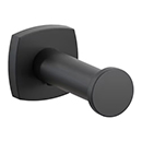 2285 - Modern Tubular - Single Robe Hook - Flat Black