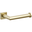2283 - Modern Tubular - Single Post Paper Holder - Satin Brass