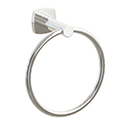 2282 - Modern Tubular - Towel Ring - Polished Nickel