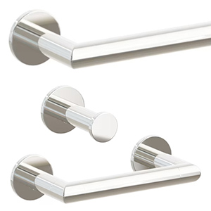 Modern Tubular - Polished Nickel