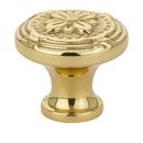 86277 - Ribbon & Reed - 1.25" Cabinet Knob - Unlacquered Brass