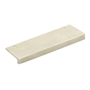 Rustic Modern 3" Edge Pull - Tumbled White Bronze