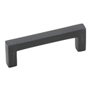 86667 FB - Rustic Modern - 3 1/2"cc Cabinet Pull - Flat Black Bronze