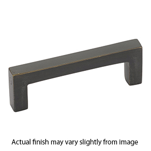 86673 MB - Rustic Modern - 12"cc Cabinet Pull - Medium Bronze