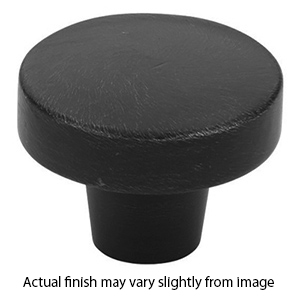 86660 FB - Rustic Modern - 1 3/8" Round Knob - Flat Black Bronze