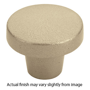 86660 TWB - Rustic Modern - 1 3/8" Round Knob - Tumbled White Bronze