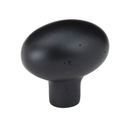 86052 - Sandcast Bronze - 1" Egg Knob - Flat Black