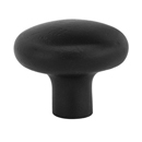 86057 - Sandcast Bronze - 1" Round Knob - Flat Black