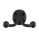 2306 - Sandcast Bronze - Double Hook - Flat Black