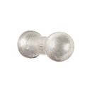 2308-3 - Sandcast Bronze - Single Hook - Type 3 Rosette - Tumbled White Bronze