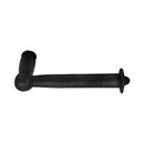 2303-4 - Sandcast Bronze - Bar Paper Holder - Type 4 Rosette - Flat Black