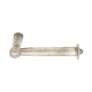 2303-3 - Sandcast Bronze - Bar Paper Holder - Type 3 Rosette - Tumbled White Bronze