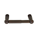 2304-1 - Sandcast Bronze - Spring Rod Paper Holder - Type 1 Rosette - Medium Bronze