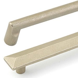 Sandcast Bronze Pulls - Tumbled White Bronze