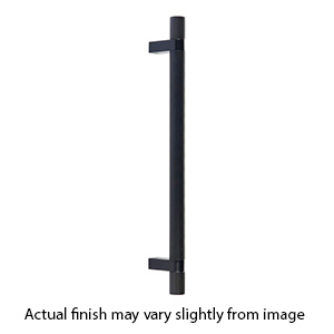12" cc Select Knurled Appliance Bar Pull - Flat Black