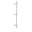 24" cc Select Knurled Appliance Bar Pull - Polished Chrome