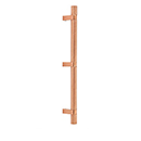24" cc Select Knurled Appliance Bar Pull - Satin Copper