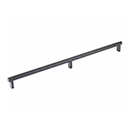 16" cc Select Knurled Cabinet Rectangular Pull - Oil Rubbed Bronze