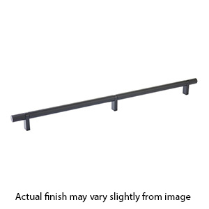 20" cc Select Knurled Cabinet Bar Pull - Flat Black