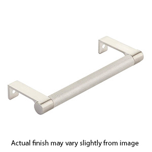 5.25" cc Select Knurled Cabinet Edge Pull - Satin Nickel