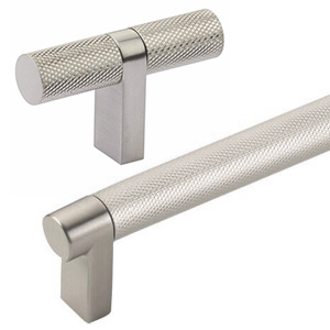 Select Knurled - Satin Nickel